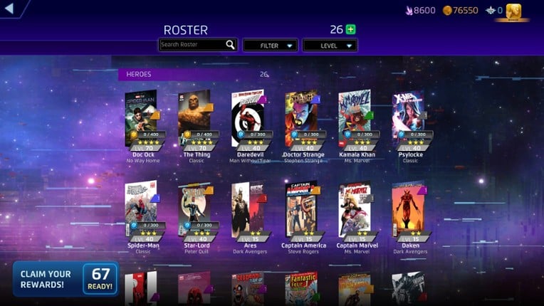 MARVEL Puzzle Quest screenshot