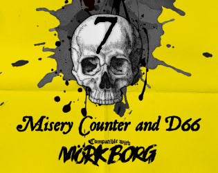 Games like Mörk Borg Misery Counter and D66