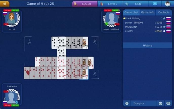 Online Sevens LiveGames screenshot