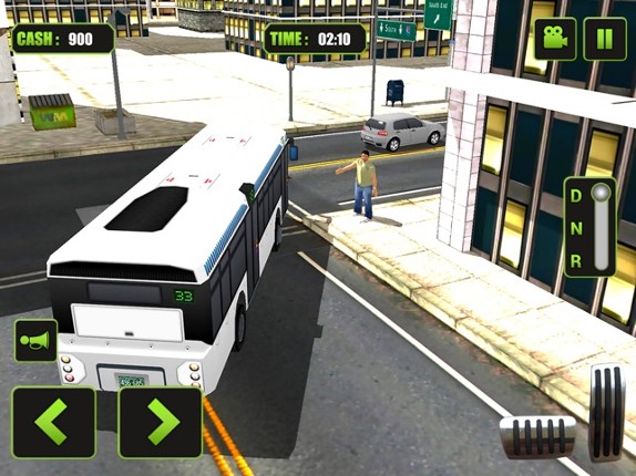 Real Modern city Bus driving simulator 3d 2016 - transport passengers through real city traffic screenshot