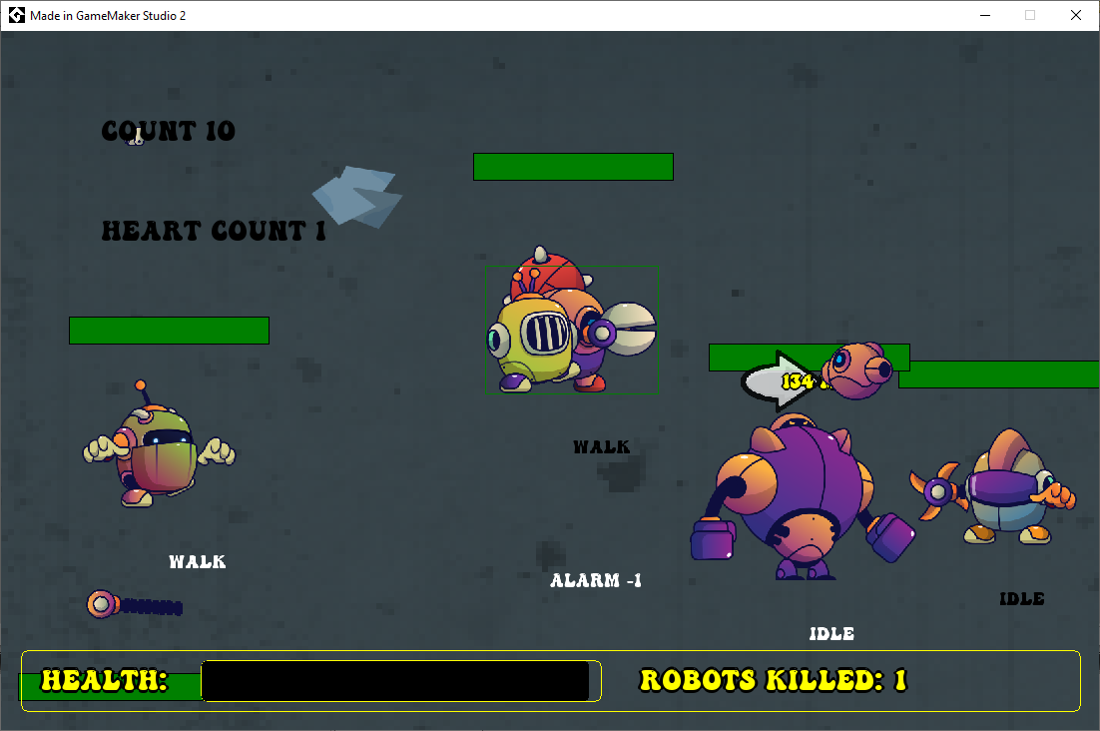 Games like One Button Controlled - Robot Rampage - Accessible Game