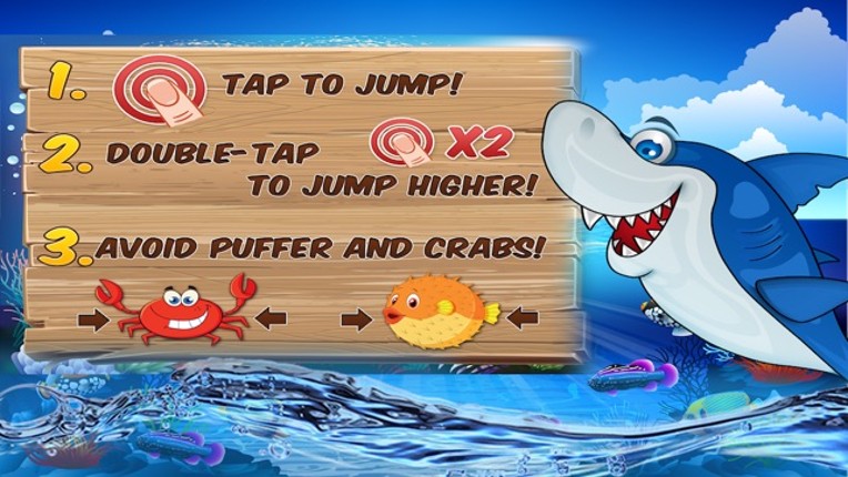 Shark Jump - Shark Run and Dash Eat Starfish Explorer and Adventure Fun Game screenshot