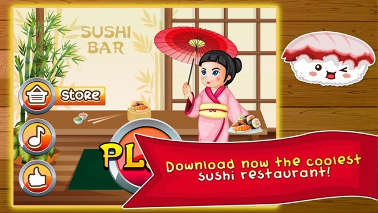 Sushi Food Maker Dash - lunch food making & mama make cooking games for girls, boys, kids screenshot