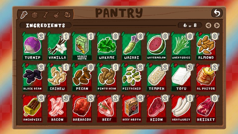 A la Card screenshot