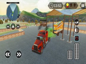 Cargo Transporter Truck Driver 3D Image