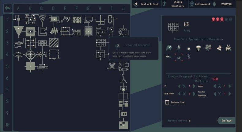 Dead Soul TowerDefense:Shadow Labyrinth screenshot