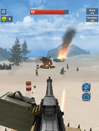 Bullet Storm: Beach Defense screenshot