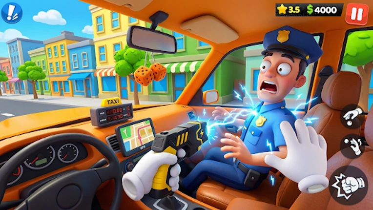 Taxi Driver: Crazy City Game screenshot