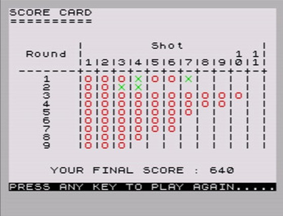 DuckHunt/Quack Shot - ZX Spectrum screenshot