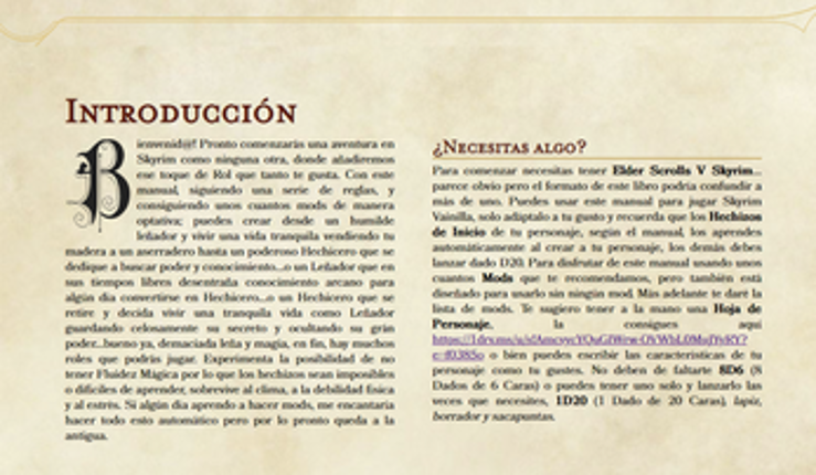 Manual de Builds y Rol en Skyrim Vol 1: Ciudadanos y Aventureros Image