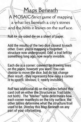 Maps Beneath Image