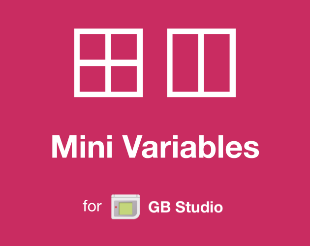 Games like Mini Variables Plugin for GB Studio