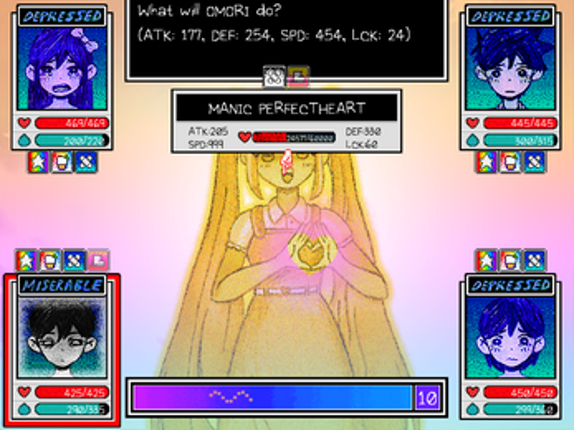 OMORI HEARTDUO BATTLE screenshot