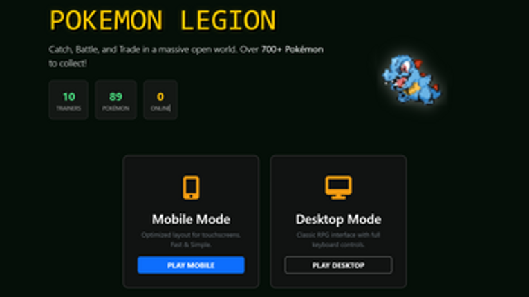 POKEMON LEGION - OPEN WORLD RPG Image