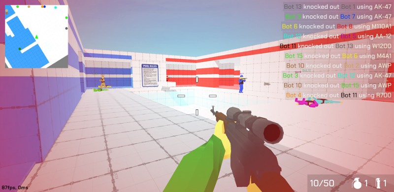 Retro Combat screenshot