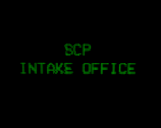 SCP Intake Office Game Cover