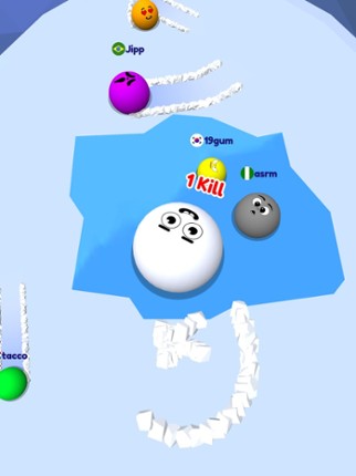 Snow Roll.io screenshot