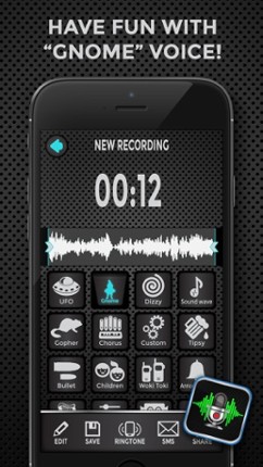 Voice Recorder and Editor – Change Your Speech with Funny Sound Effects screenshot