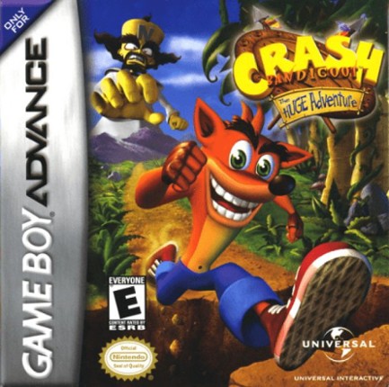 Crash Bandicoot: The Huge Adventure Game Cover