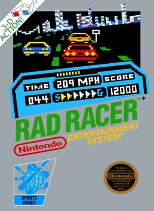 Rad Racer Game Cover