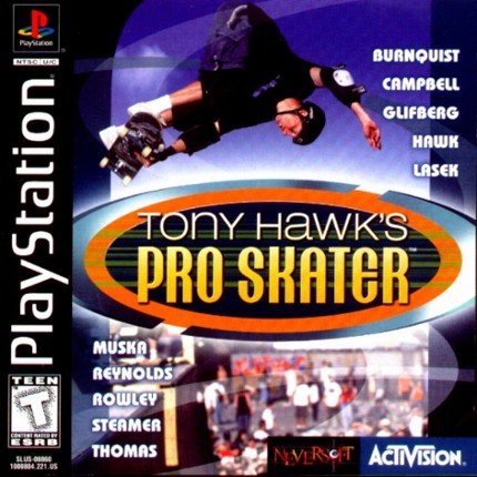 Tony Hawk's Pro Skater Game Cover