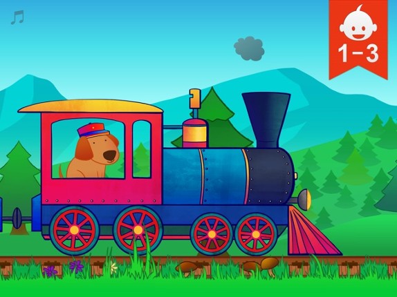 Animal Train for Toddlers screenshot