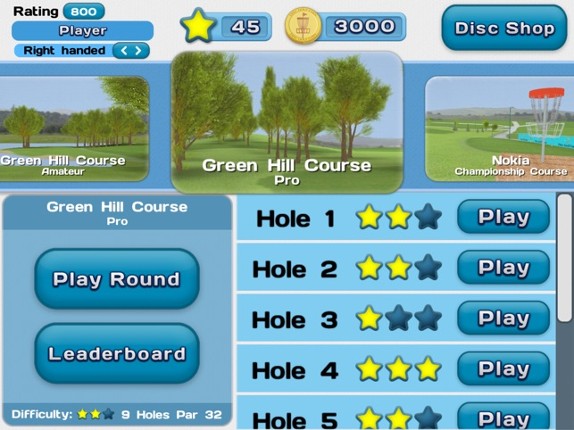 Disc Golf Game screenshot