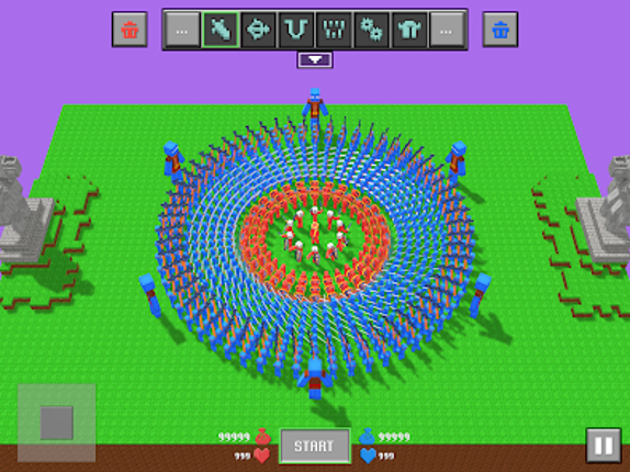 Blocky Ragdoll Battle screenshot