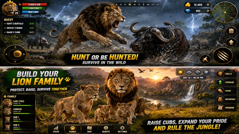 Lion Simulator: Wild Animal Image