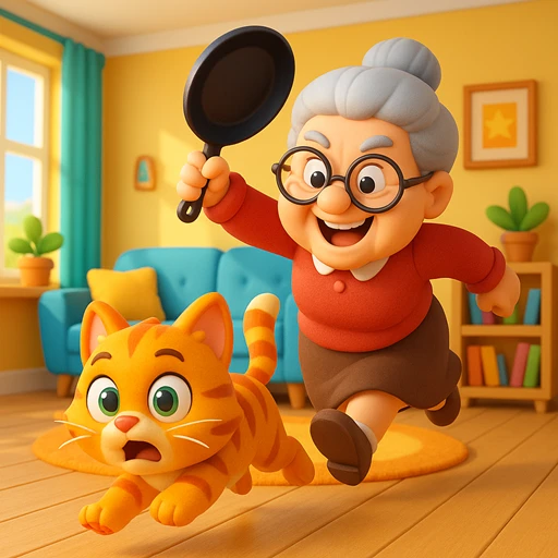 Games like Kitty vs Granny House Chaos
