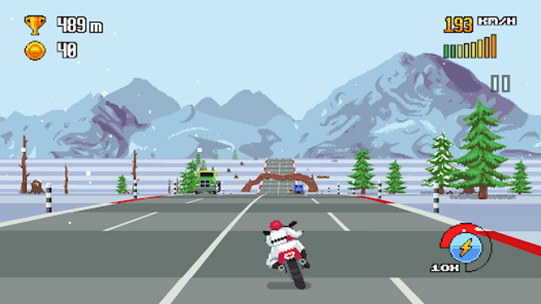 Retro Highway - Bike Racer Image