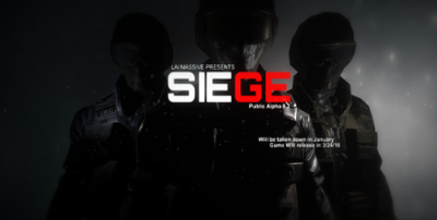 SIEGE™ Public Alpha Image