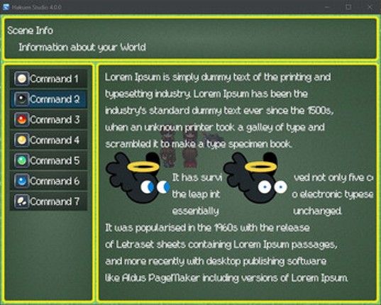 Hakuen Studio Info Menu for RPG Maker MV-MZ Image