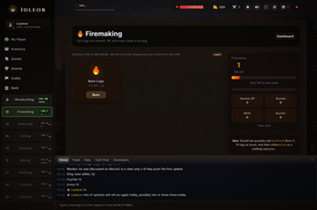 Idleor - Medieval Multiplayer Idle Adventure screenshot