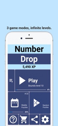Math Solving Game NumberDrop screenshot