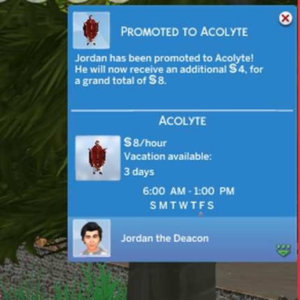 Medieval Clergy Career for the Sims 4 screenshot