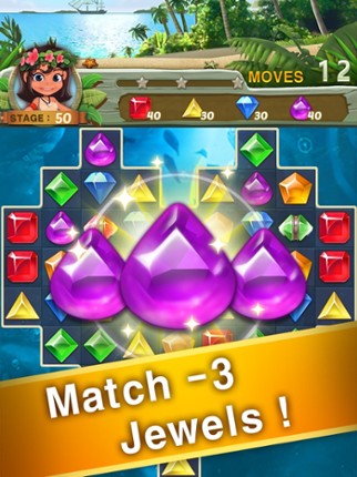 Paradise Jewel: Match-3 Puzzle screenshot