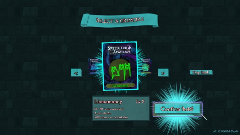 Spellcard Academy screenshot