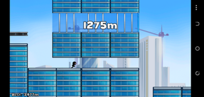 Stickman Roof Running Image