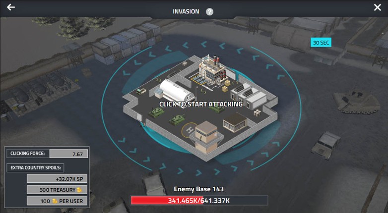 War Clicks screenshot