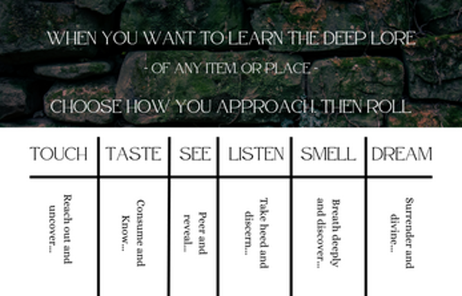 When you want to learn the deep lore... Image