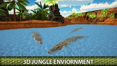 Angry Crocodile 3D Simulator - Wild Alligator Image