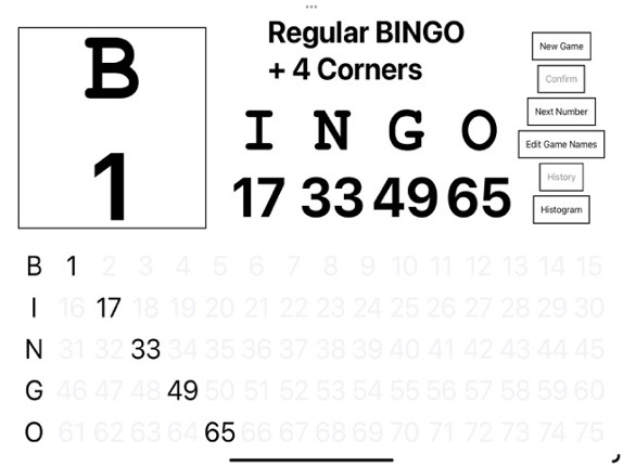Bingo Number Creator screenshot