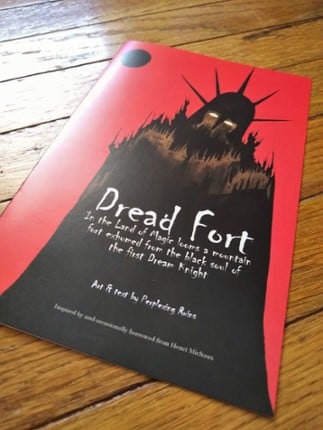 Dread Fort Pamplet & Business Card Game Cover