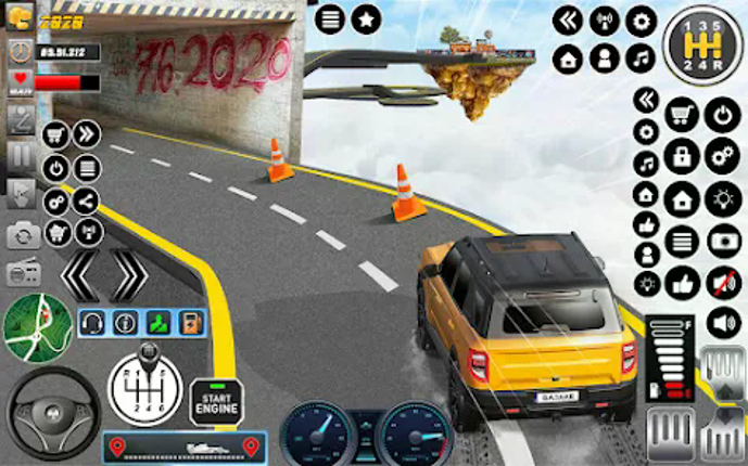 Mountain Climb Drive Car Game screenshot