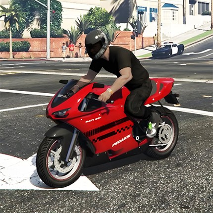 Traffic Bike City Driving Image