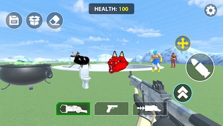 FPS Sandbox Mod In Frozen screenshot