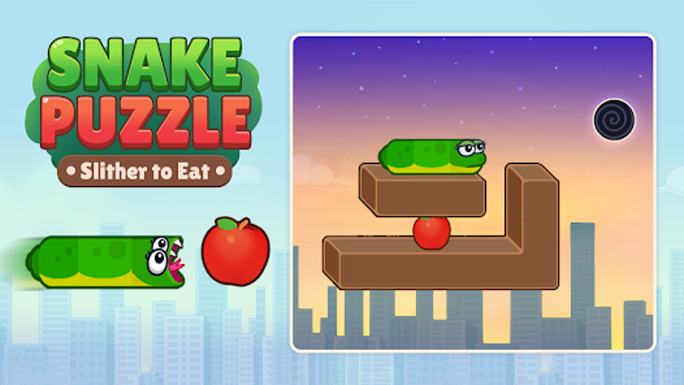 Snake Puzzle: Slither to Eat Image
