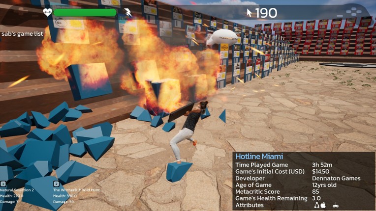 Game Quest: The Backlog Battler screenshot