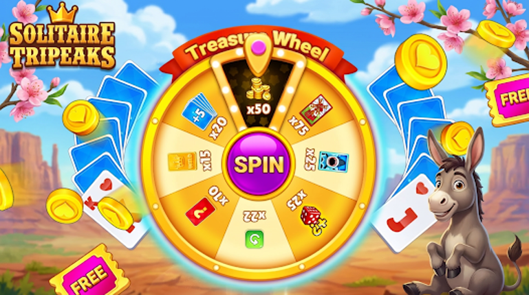 Solitaire TriPeaks Idle Farm Image